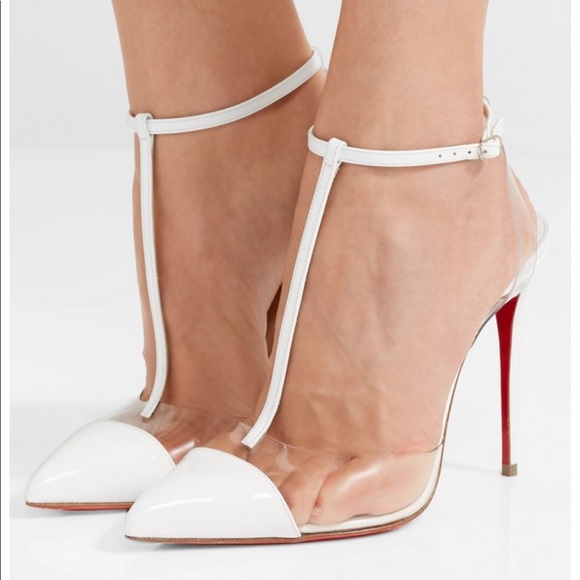 louboutin transparent shoes